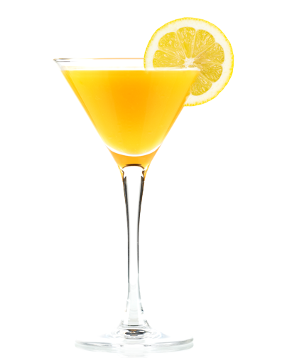 Fresh pineapple juice and simple syrup are perfect ingredients for a Vodka Martini