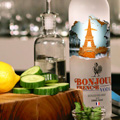 Simple ingredients needed to make the best Martini with Bonjour French Vodka